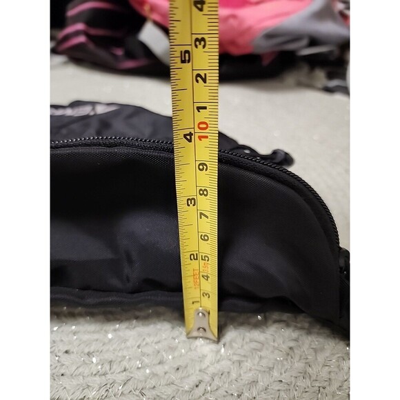 Ems black waist bag fanny pack two compartments hiking camping - Picture 8 of 10